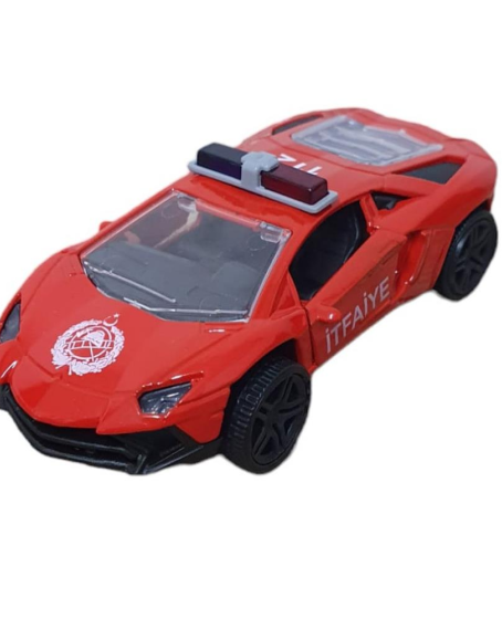Çek Bırak Metal Araba Lamborgini - ILK003 - İtfaiye - 1 ADET