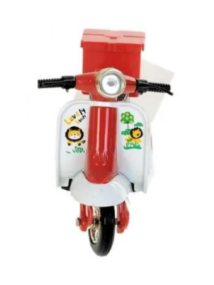 Çek Bırak Metal Vespa Motor Cm - FY361A-D - Kırmızı - 1 ADET Çek Bırak Metal Vespa Motor Cm - FY361A-D - Kırmızı - 1 ADET