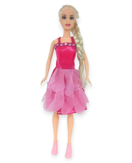 Doll Prenses Oyuncak Bebek 30 cm - Pembe - 1 ADET Doll Prenses Oyuncak Bebek 30 cm - Pembe - 1 ADET