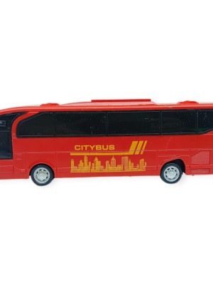 Sürtmeli Tur Otobüsü - 23 cm - Kırmızı - 1 ADET