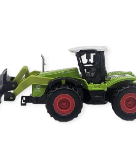 Farm Mini Oyuncak Traktör - 14 cm Geniş Tomruk Yükleyici Çiftlik Aracı - 1 ADET