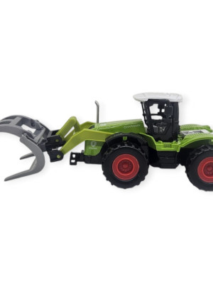 Farm Mini Oyuncak Traktör - 14 cm Basmalı Balya Yükleyici Çiftlik Aracı - 1 ADET