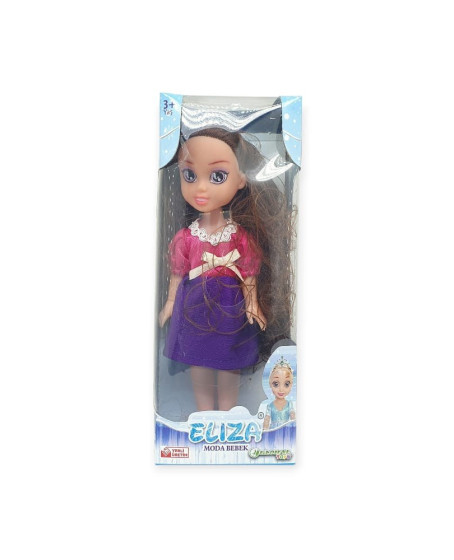 Karlar Ülkesi - Karlar Kraliçesi Bebek 25 cm - Esmer - 1 ADET