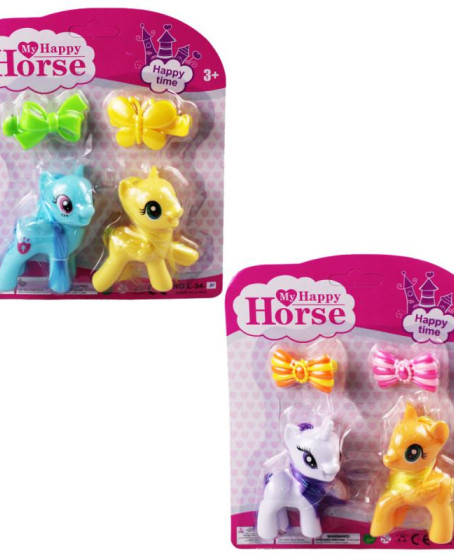 L-34-10 - PONY 2 Lİ FİGÜR SET TOKALI KARTELA - 1 ADET