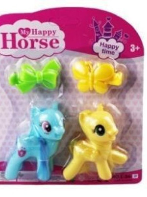 L-34-10 - PONY 2 Lİ FİGÜR SET TOKALI KARTELA MAVİ - 1 ADET L-34-10 - PONY 2 Lİ FİGÜR SET TOKALI KARTELA MAVİ - 1 ADET