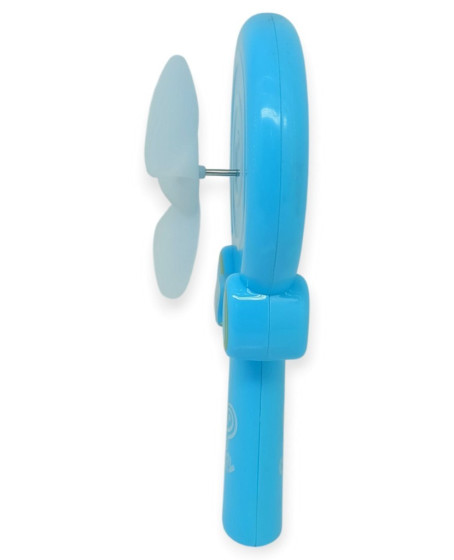 Lolipop Model El Fanı - Mavi - 1 ADET