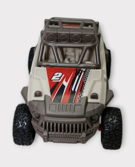 Maxx Wheels Sesli ve Işıklı Arazi Aracı Buggy - 666-18PA - Gri - 1 ADET