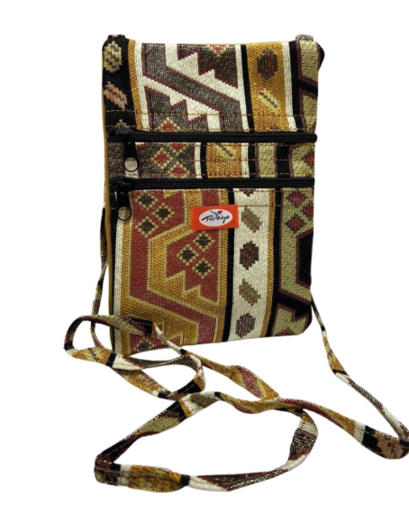Otantik Desenli Fermuarlı Askılı Çanta Özel Dikim - GS301 - 1 ADET Otantik Desenli Fermuarlı Askılı Çanta Özel Dikim - GS301 - 1 ADET