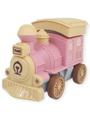 Oyuncak Tren Işıklı Sesli Bas Gitsin 14cm - PEMBE - 8068A - 1 ADET