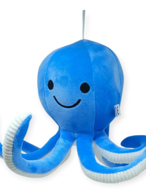 Peluş Sevimli Ahtapot 30 cm - Mavi - 1 ADET
