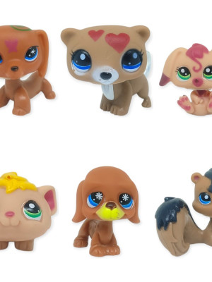 Pet Star Little 6'lı Sevimli Hayvanlar Figür Seti -3 - 1 ADET