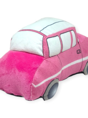 Uyku Arkadaşı -Yumuşak Peluş Araba 26 cm - Pembe - 1 ADET