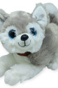 Sesli Peluş Yatan Köpek 25 cm - Gri - 1 ADET Sesli Peluş Yatan Köpek 25 cm - Gri - 1 ADET
