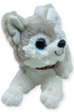 Sesli Peluş Yatan Köpek 25 cm - Gri - 1 ADET Sesli Peluş Yatan Köpek 25 cm - Gri - 1 ADET
