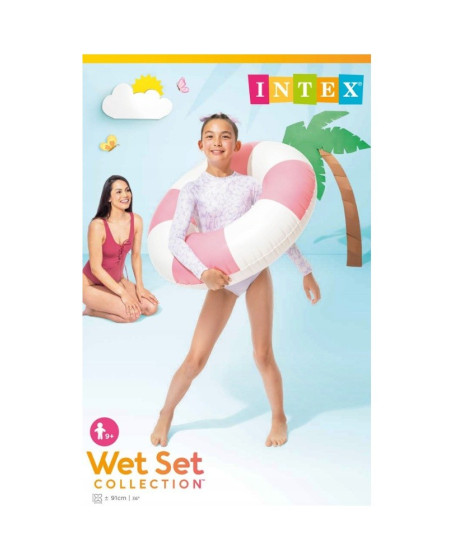 Simit Pembe-Beyaz Coastal Cabana - 91 cm - 1 ADET Simit Pembe-Beyaz Coastal Cabana - 91 cm - 1 ADET