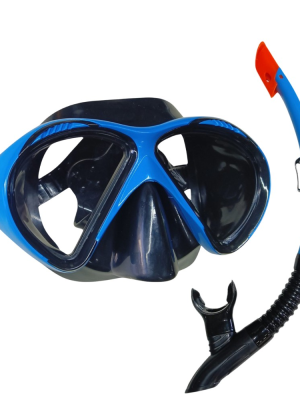 Star Diving Dalış Maskesi ve Snorkel Yetişkin - 51711-MAVİ - 1 ADET