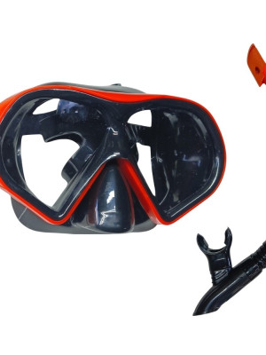 Star Diving Dalış Maskesi ve Snorkel Yetişkin - 51713-KIRMIZI - 1 ADET