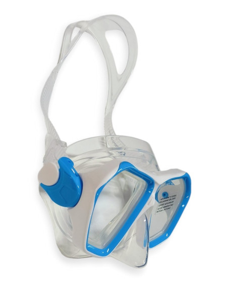Tempered Camlı Premium Silikon Dalış Maskesi ve Snorkel Yetişkin - Mavi - 1 ADET Tempered Camlı Premium Silikon Dalış Maskesi ve Snorkel Yetişkin - Mavi - 1 ADET