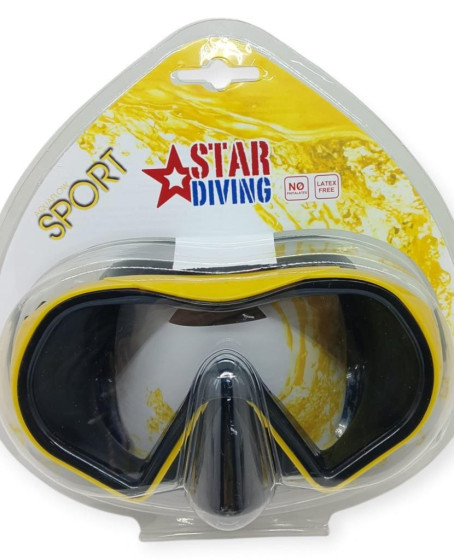 Star Diving Dalış Maskesi Yetişkin - 51702-SARI - 1 ADET