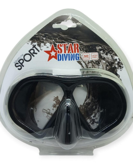 Star Diving Dalış Maskesi Yetişkin - 51703-SİYAH - 1 ADET