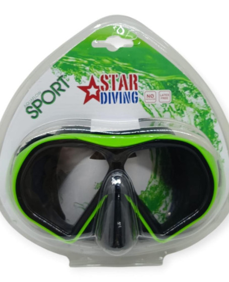 Star Diving Dalış Maskesi Yetişkin - 51703-YEŞİL - 1 ADET