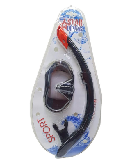 Star Diving Siyah Dalış Maskesi ve Snorkel Yetişkin - 51723 - 1 ADET Star Diving Siyah Dalış Maskesi ve Snorkel Yetişkin - 51723 - 1 ADET