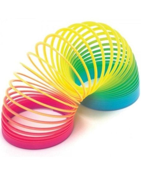 Fidget Stres Yayı - Magic Spring Rengarenk Gökkuşağı Stres Yayı NO:7 - 1 ADET