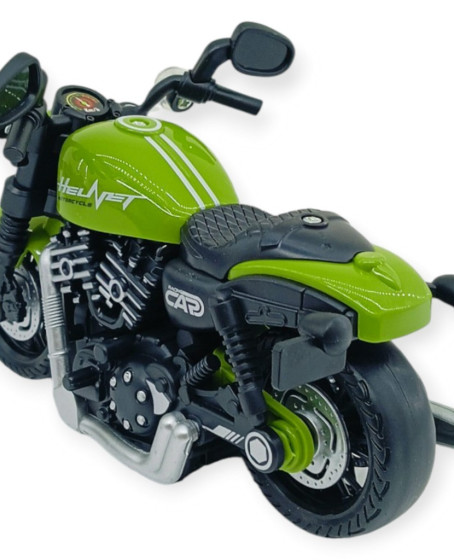 Sürtmeli Işıklı Sesli Chopper Motor Sarı 15cm - 1 ADET Sürtmeli Işıklı Sesli Chopper Motor Sarı 15cm - 1 ADET