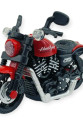 Sürtmeli Işıklı Sesli Chopper Motor Kırmızı 15cm - 1 ADET