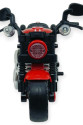 Sürtmeli Işıklı Sesli Chopper Motor Kırmızı 15cm - 1 ADET