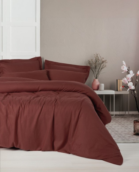 Çift Kişilik Nevresim Takımı Tensel Craft Bordo Çift Kişilik Nevresim Takımı Tensel Craft Bordo