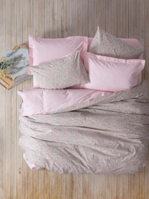 Petite Çift Kişilik Nevresim Takımı Sihu Pembe
