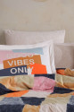 Çift Kişilik Poplin Nevresim Bermuda Oranj