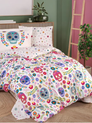 Tek Kişilik Poplin Nevresim Takımı Alice Fuşya Tek Kişilik Poplin Nevresim Takımı Alice Fuşya