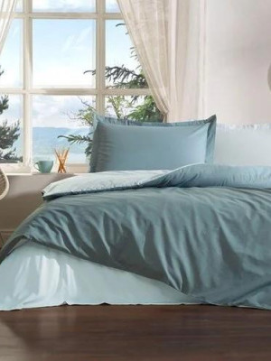Özdilek Çift Kişilik Ranforce Nevresim Takımı Colourist Maldiv Aqua Özdilek Çift Kişilik Ranforce Nevresim Takımı Colourist Maldiv Aqua