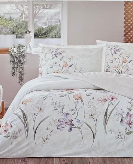 Özdilek Çift Kişilik Ranforce Nevresim Takımı White Lily Özdilek Çift Kişilik Ranforce Nevresim Takımı White Lily