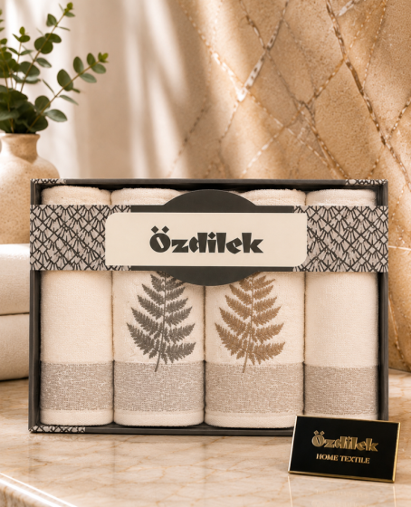 Özdilek Cotton Blıss Renkli 4Lü Kutulu Havlu Özdilek Cotton Blıss Renkli 4Lü Kutulu Havlu