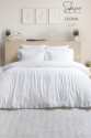 Şaheser Home Collection Jakarlı Nevresim Takımı Çift Kişilik Leona Lila