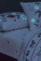 Glow Parlayan Çift Kişilik Nevresim Takımı Charm Kırmızı