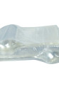 Plastik Kaşık Ekonomik Çorba Kaşığı 1654 mm Şeffaf 100 Adet 1 Paket