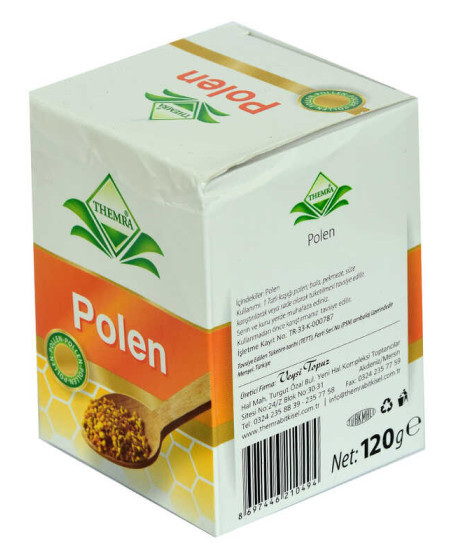 Polen Arı Poleni Doğal Cam Kavanoz 120 Gr