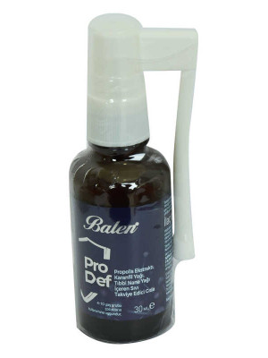 Prodef Propolis Ekstraktı Karanfil ve Nane Yağlı Takviye Edici Gıda 30 ML