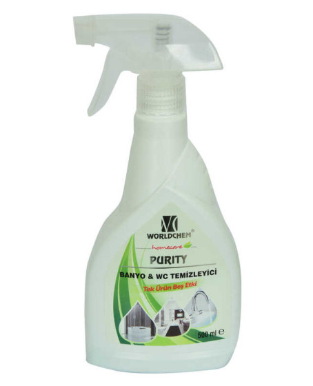 Purity Banyo ve Wc Temizleyici 5 Etki Sprey Şişe 500 ML