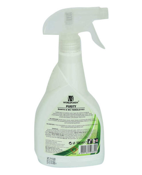 Purity Banyo ve Wc Temizleyici 5 Etki Sprey Şişe 500 ML