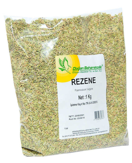 Rezene Doğal Tane Rezene Tohumu 1000 Gr Paket