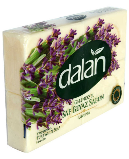 Saf Beyaz Lavantalı Sabun 150 Gr x 4 Adetli