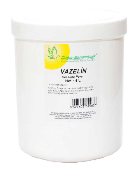 Saf Vazelin Beyaz 1 Lt Pet Kavanoz