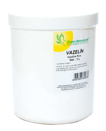 Saf Vazelin Beyaz 1 Lt Pet Kavanoz