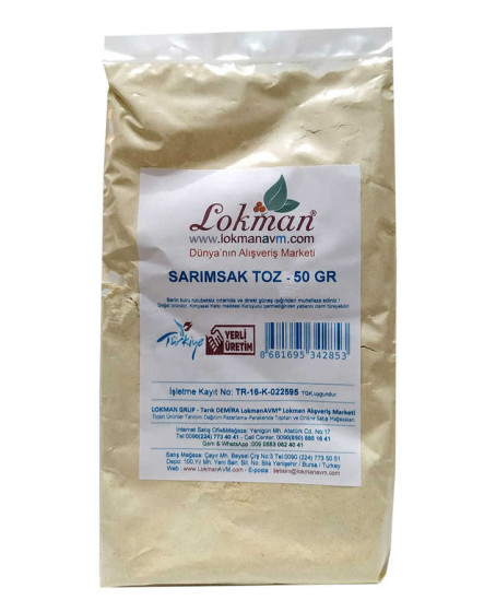 Sarımsak Toz 50 Gr Paket