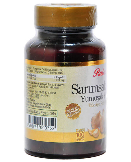 Sarımsak Yağı Yumuşak 100